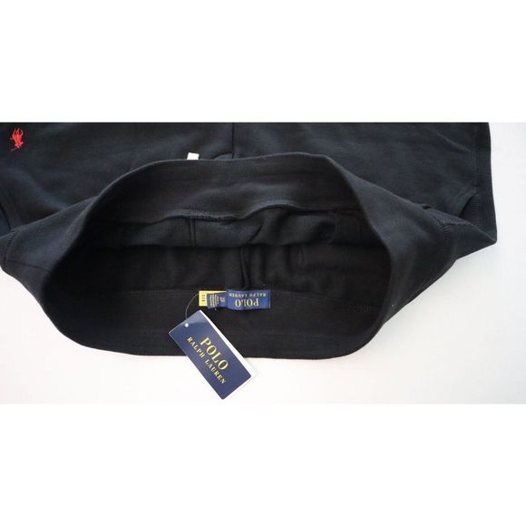 Polo Ralph Lauren Men’s Sz 2XL Black Classic Fleece Drawstring Jogger Pants $138 - Picture 5 of 9